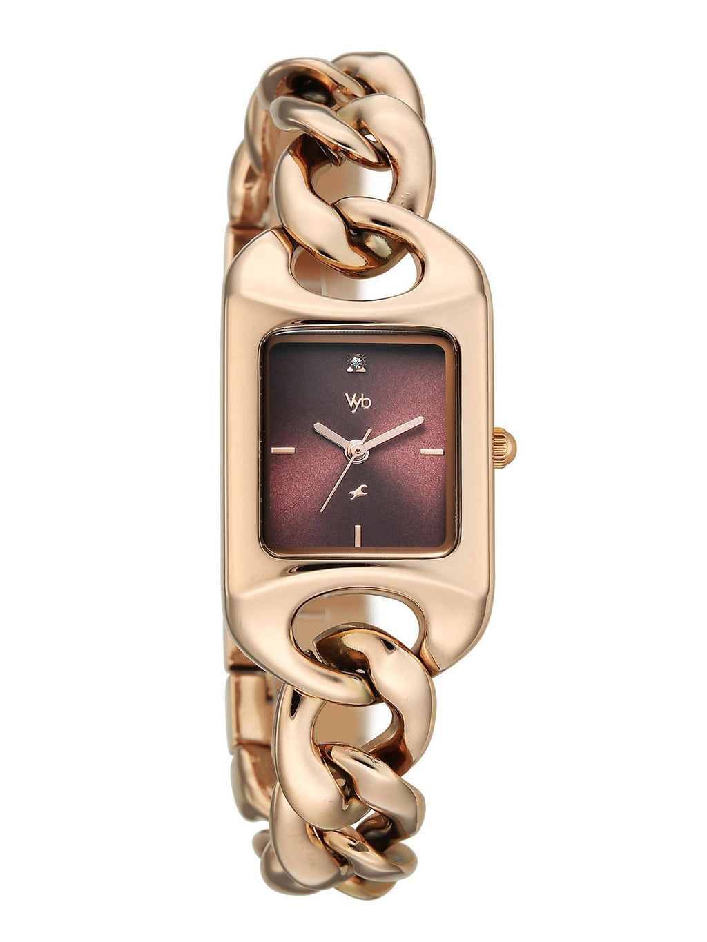 Vyb Prodigy Quartz Burgundy Dial Rose Gold Alloy Strap (FV60125WM01W) | W92 - view 2