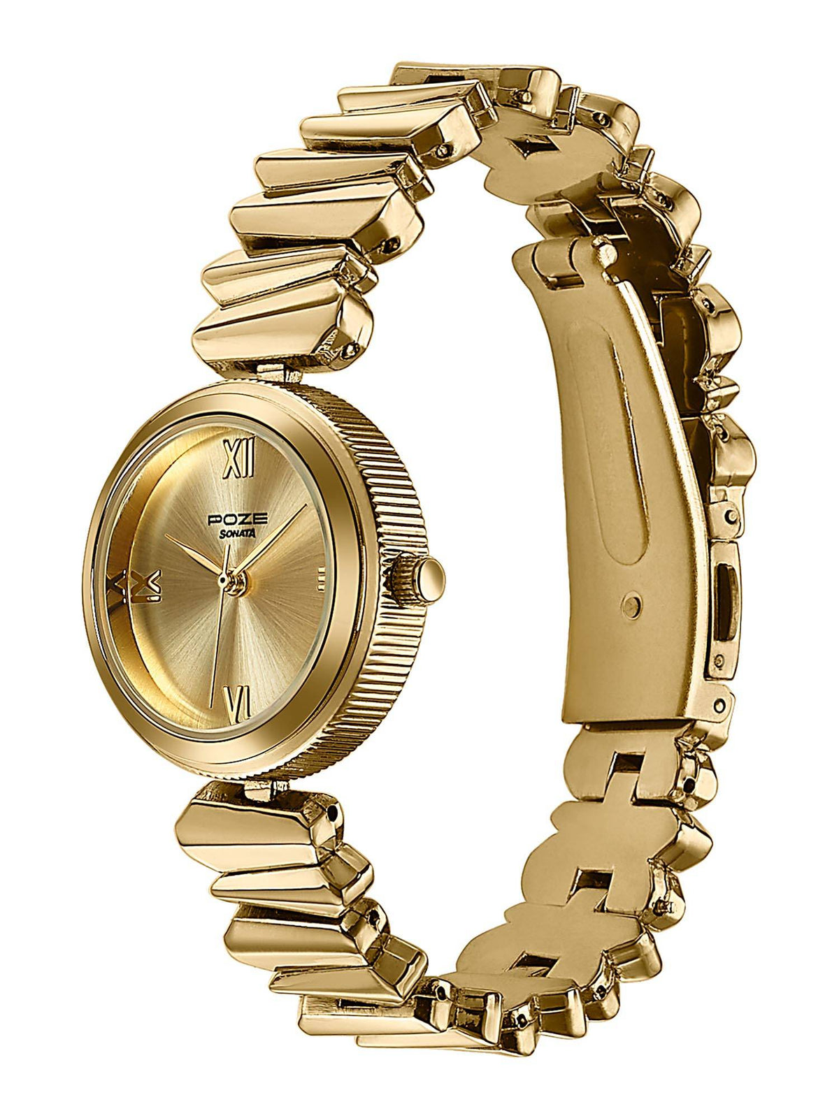 Gold Poze 8 Quartz Ipg Dial Ipg Alloy Strap (SP80172YM01W) | W92 - view 3