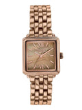 Poze 8 Quartz Mop Brown Dial Ip Rose Gold Solid Link Strap (SP80178WM01) | W92 - view 1