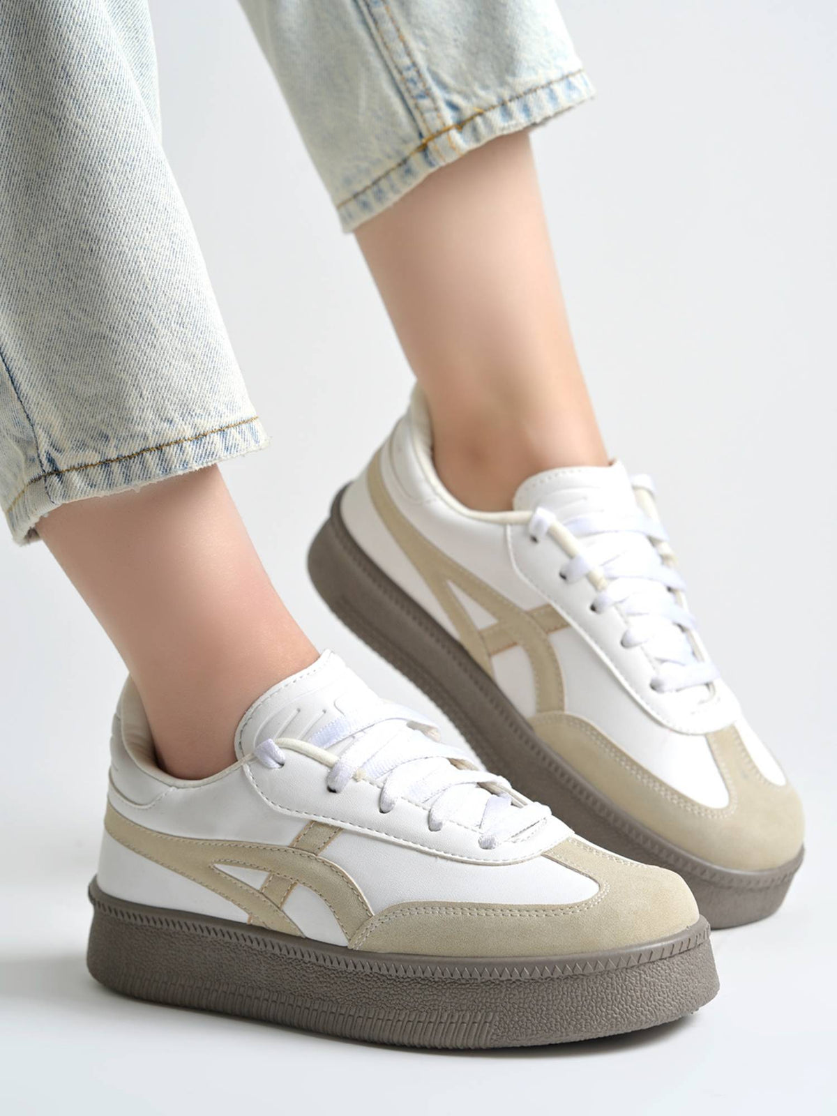 Women Beige Sneakers | SN09 - view 3