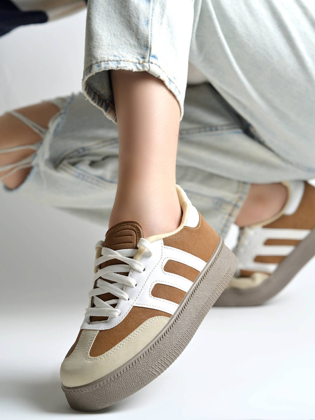 Women Brown Sneakers | SN09 - view 1