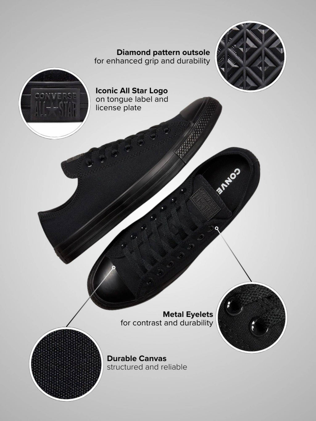 Unisex Chuck Taylor All Star Low Top Sneakers | SN09 - view 33