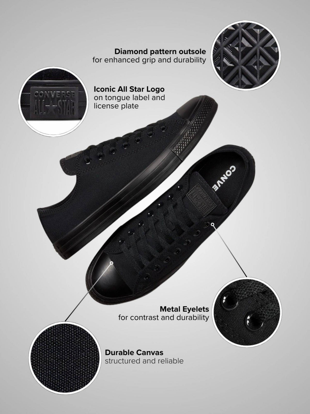 Unisex Chuck Taylor All Star Low Top Sneakers | SN09 - view 33