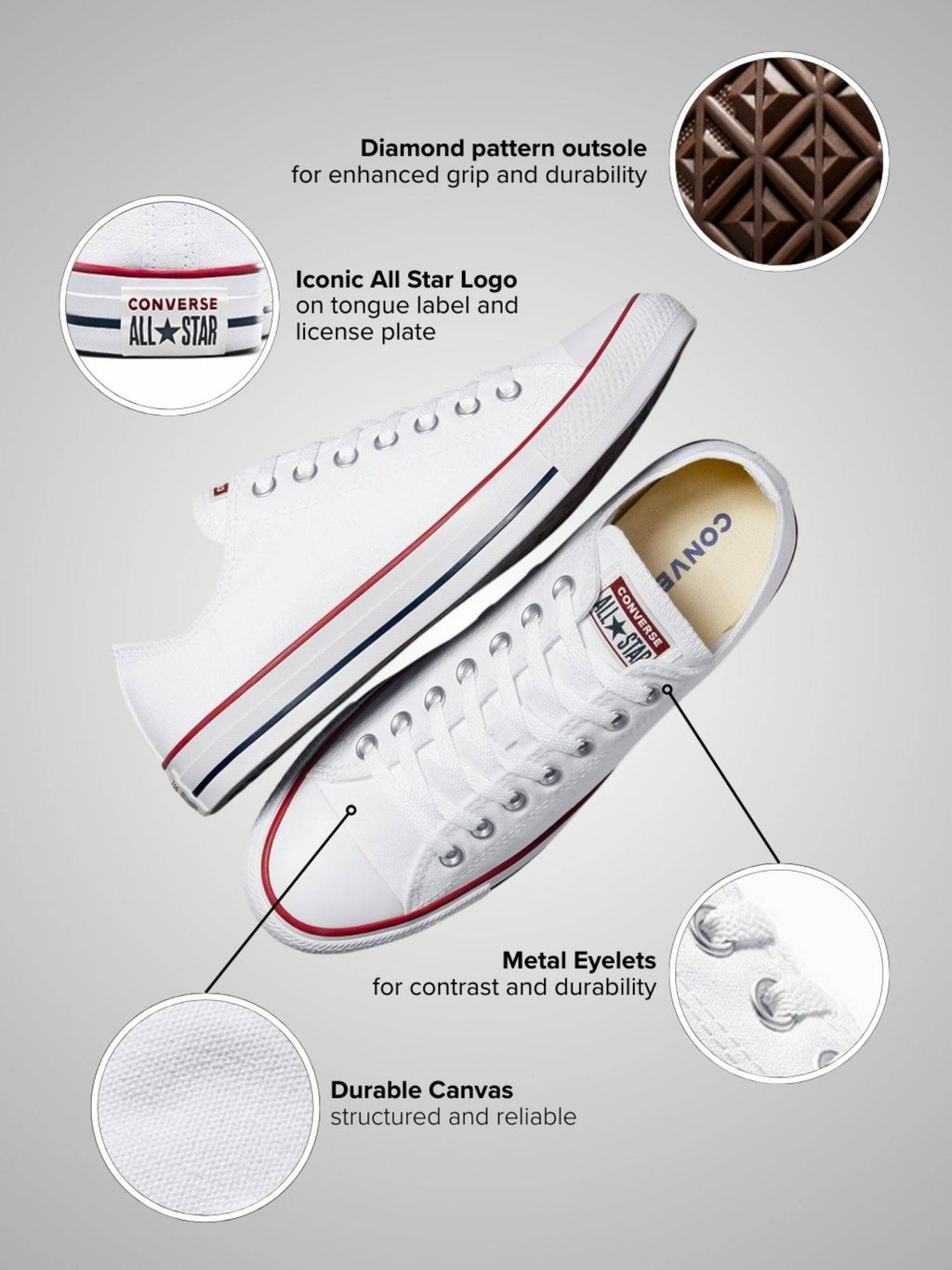 Unisex Chuck Taylor All Star Low Top Sneakers | SN09 - view 2