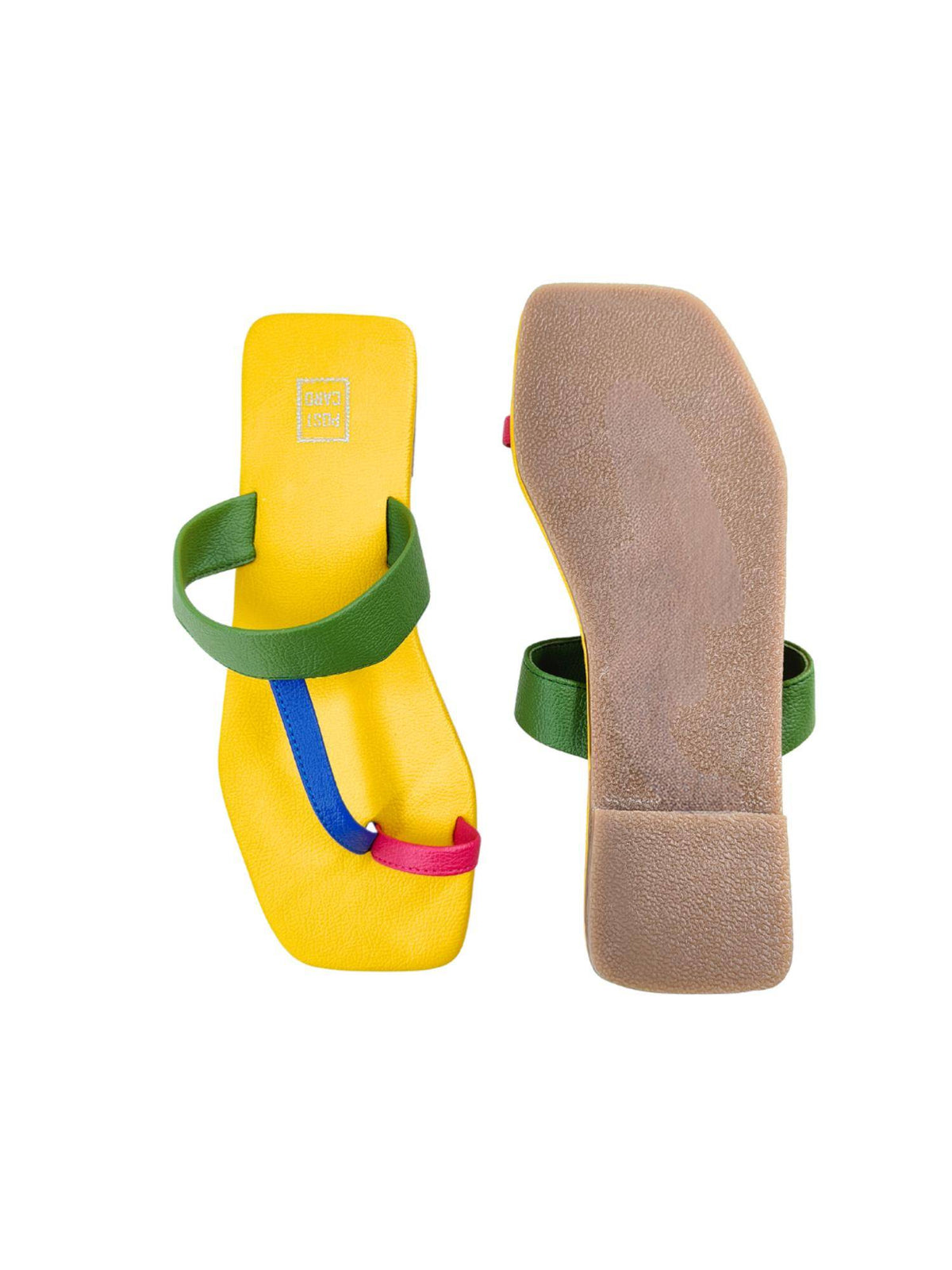 Seoul Slip On Flats In Yellow | F61 - view 4
