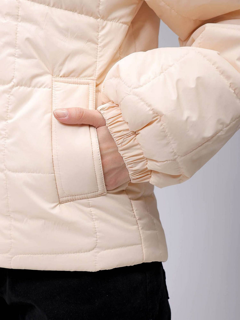 Women Polyester Yellow Solid Collar Neck Jacket | JC78 - view 7
