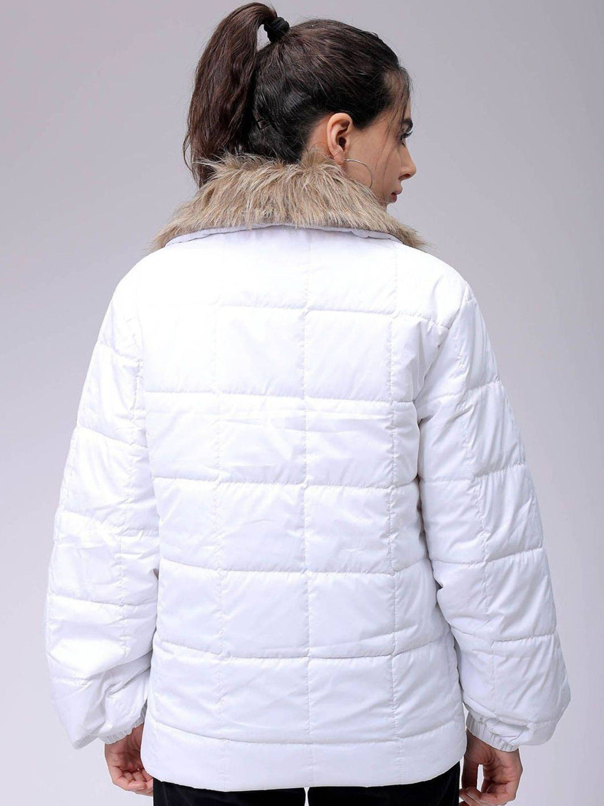 Women Polyester Yellow Solid Collar Neck Jacket | JC78 - view 11