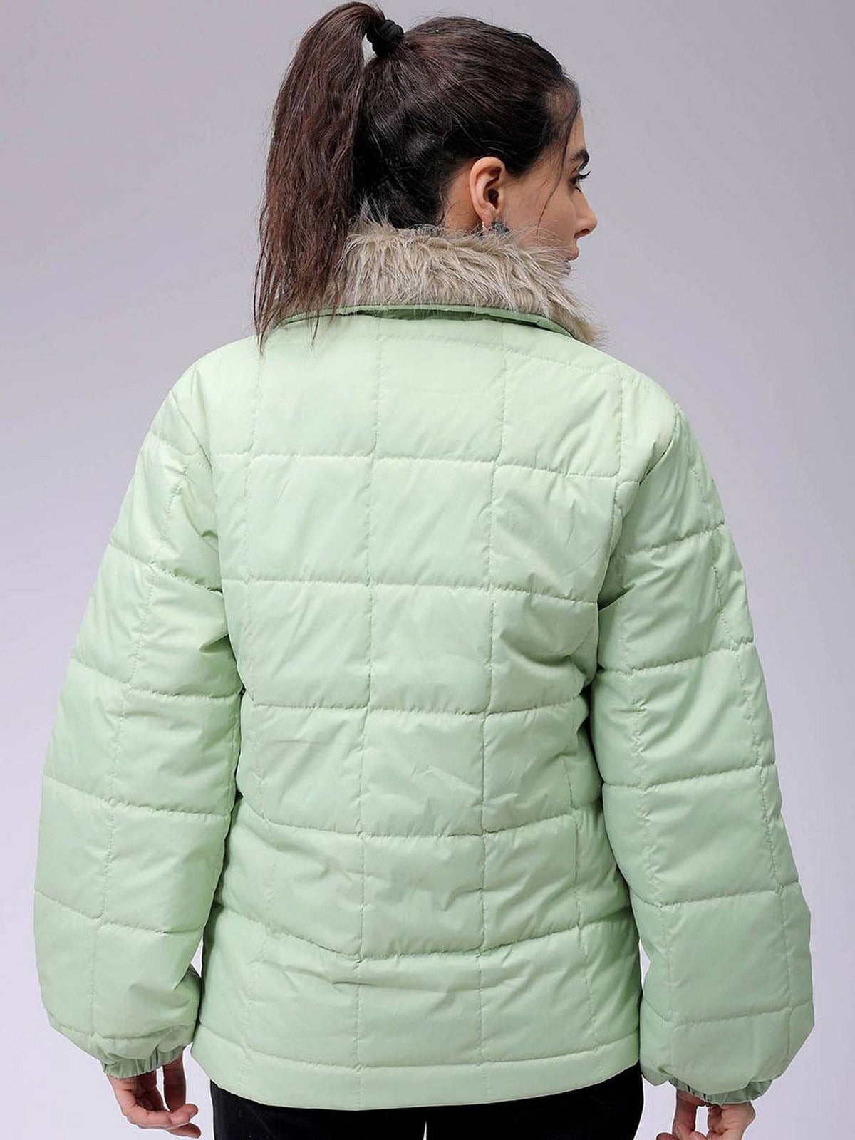 Women Polyester Yellow Solid Collar Neck Jacket | JC78 - view 19