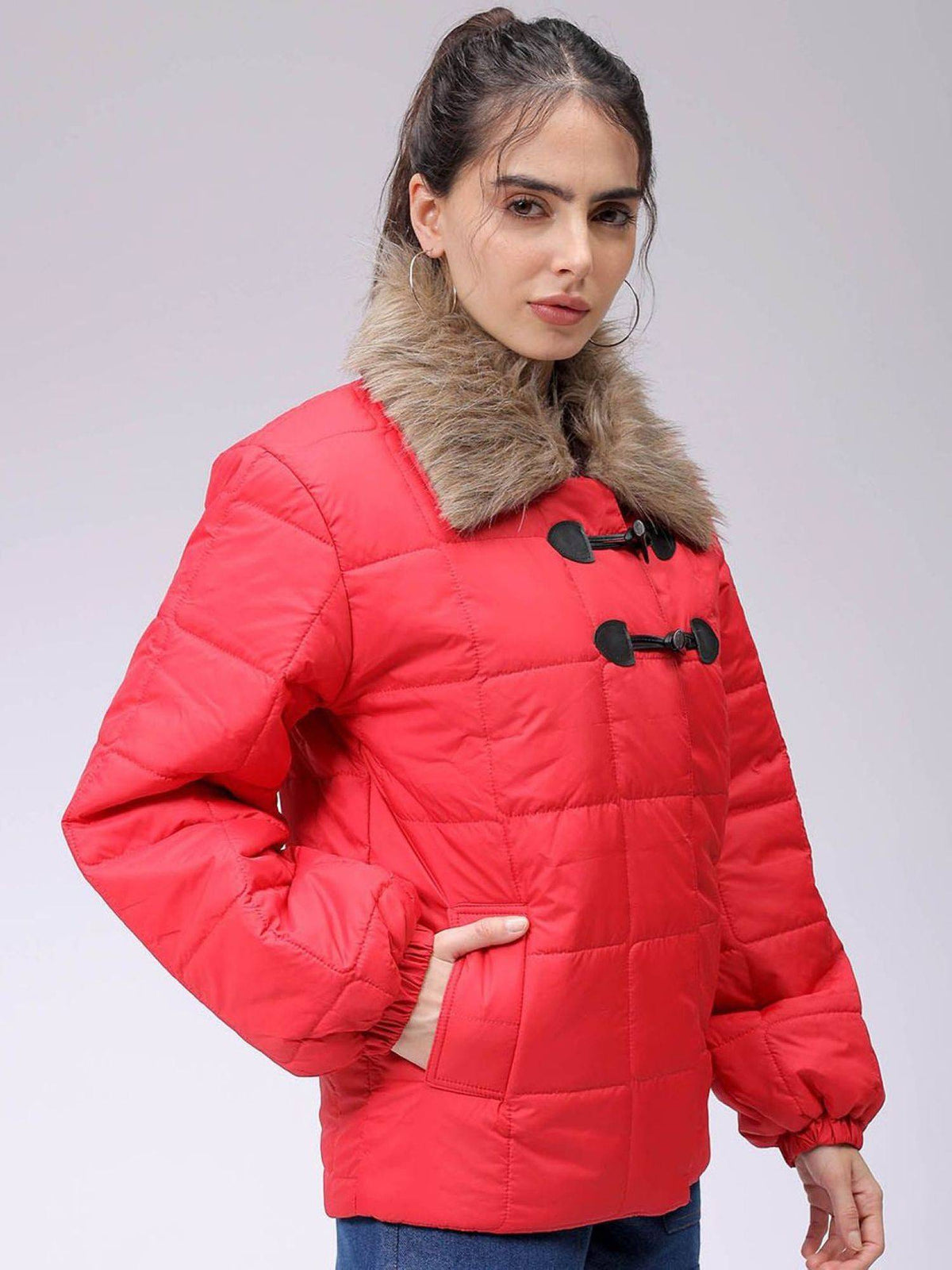 Women Polyester Yellow Solid Collar Neck Jacket | JC78 - view 22