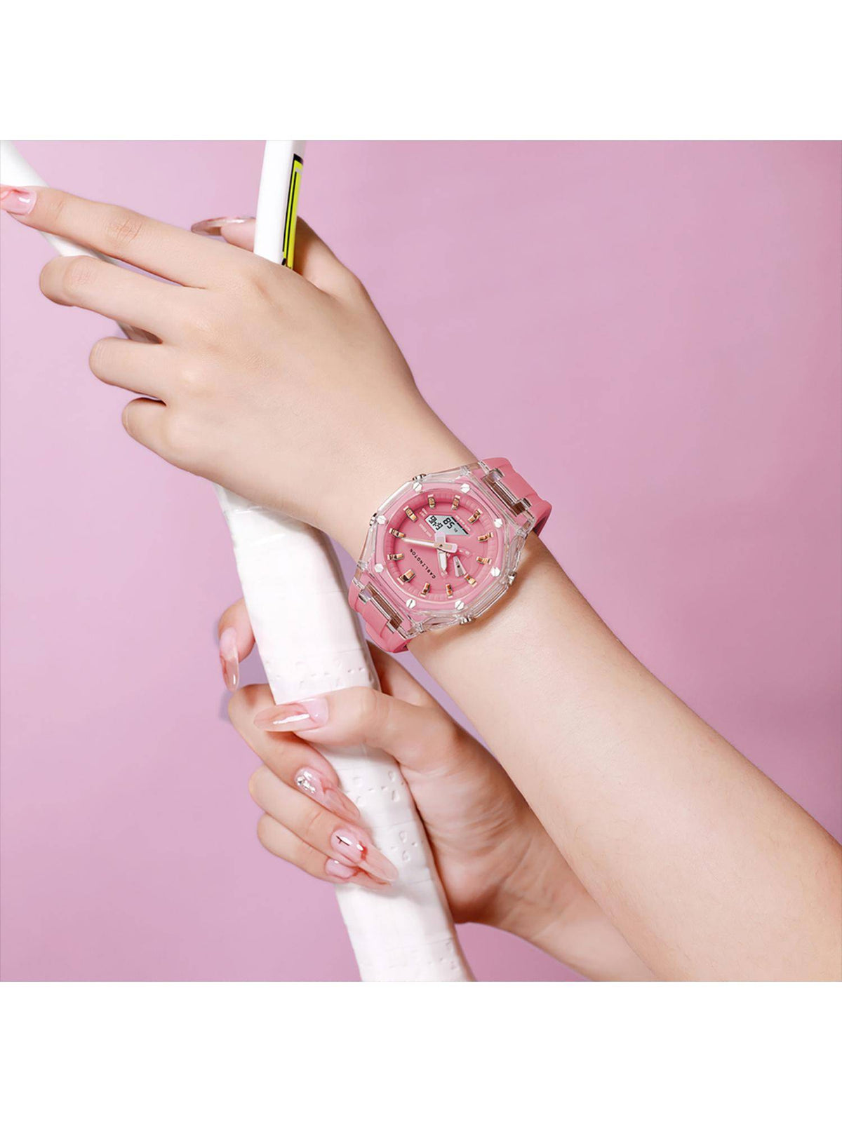 Velocity Series Pink Analog-Digital Sports Watch (8088) | W92 - view 1
