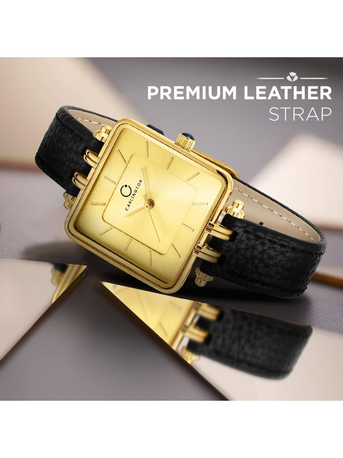Aura Series Gold Analog Women Wrist Watch (209) | W92 - view 2
