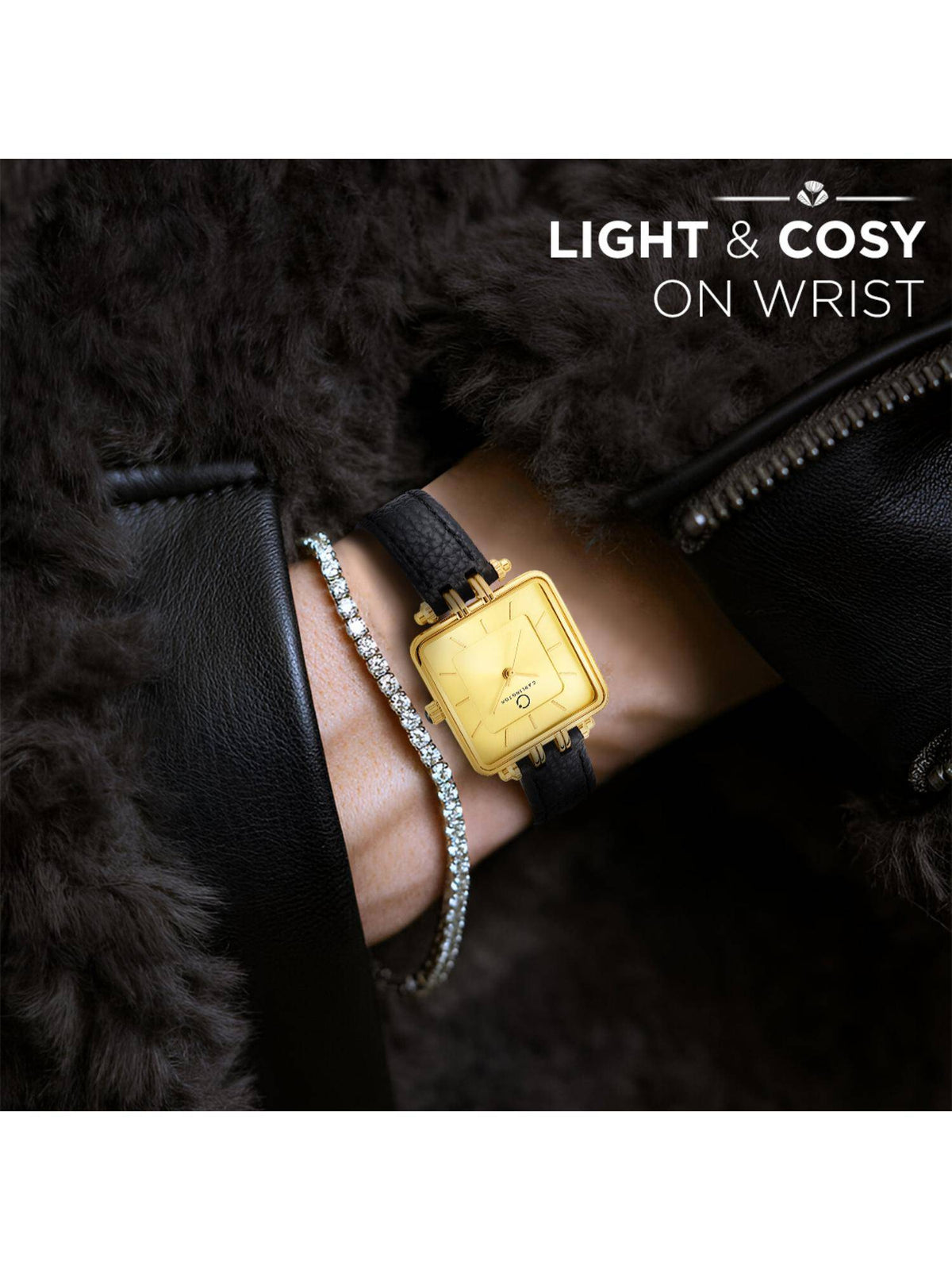 Aura Series Gold Analog Women Wrist Watch (209) | W92 - view 4