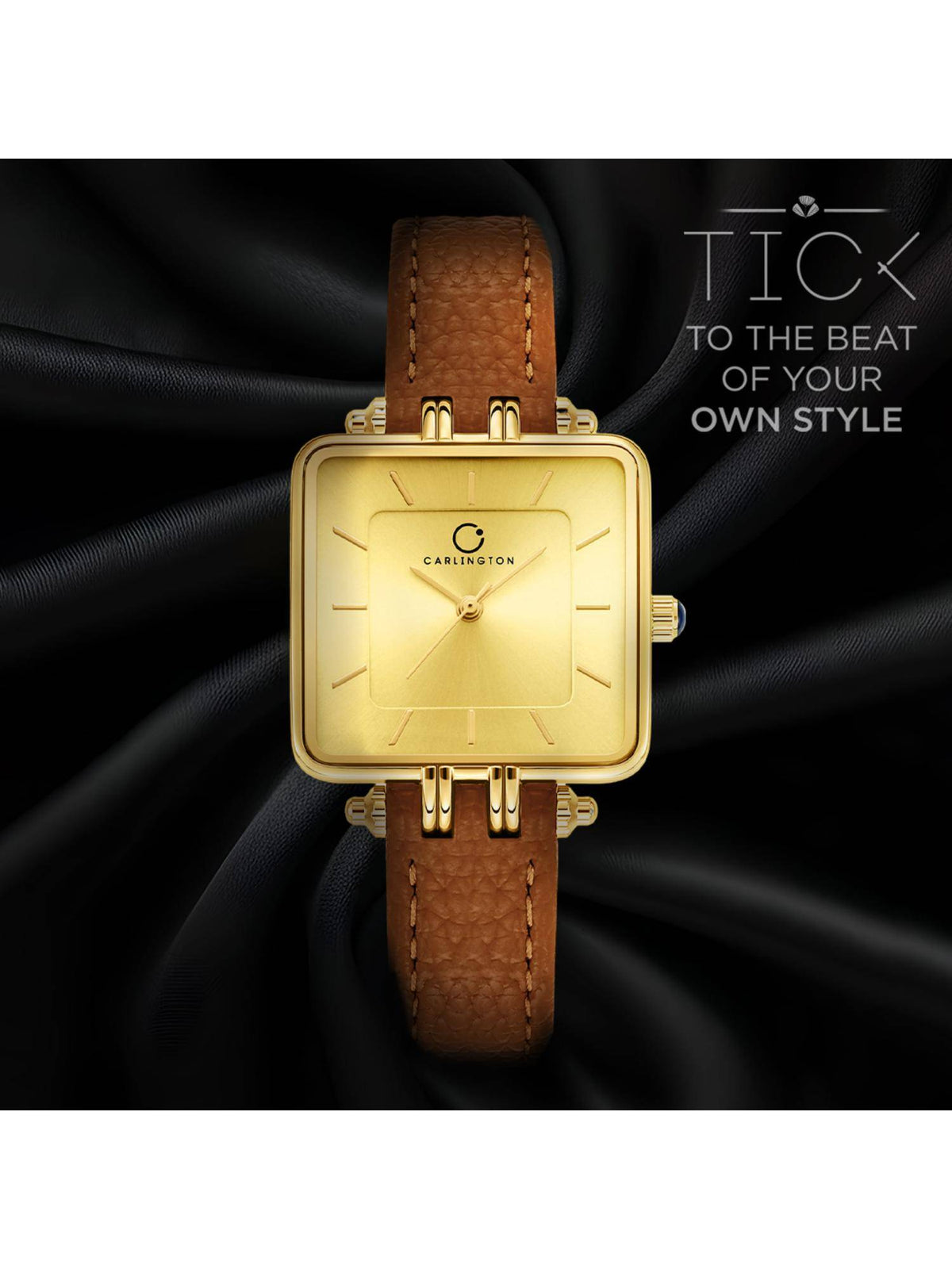 Aura Series Gold Analog Women Wrist Watch (209) | W92 - view 5