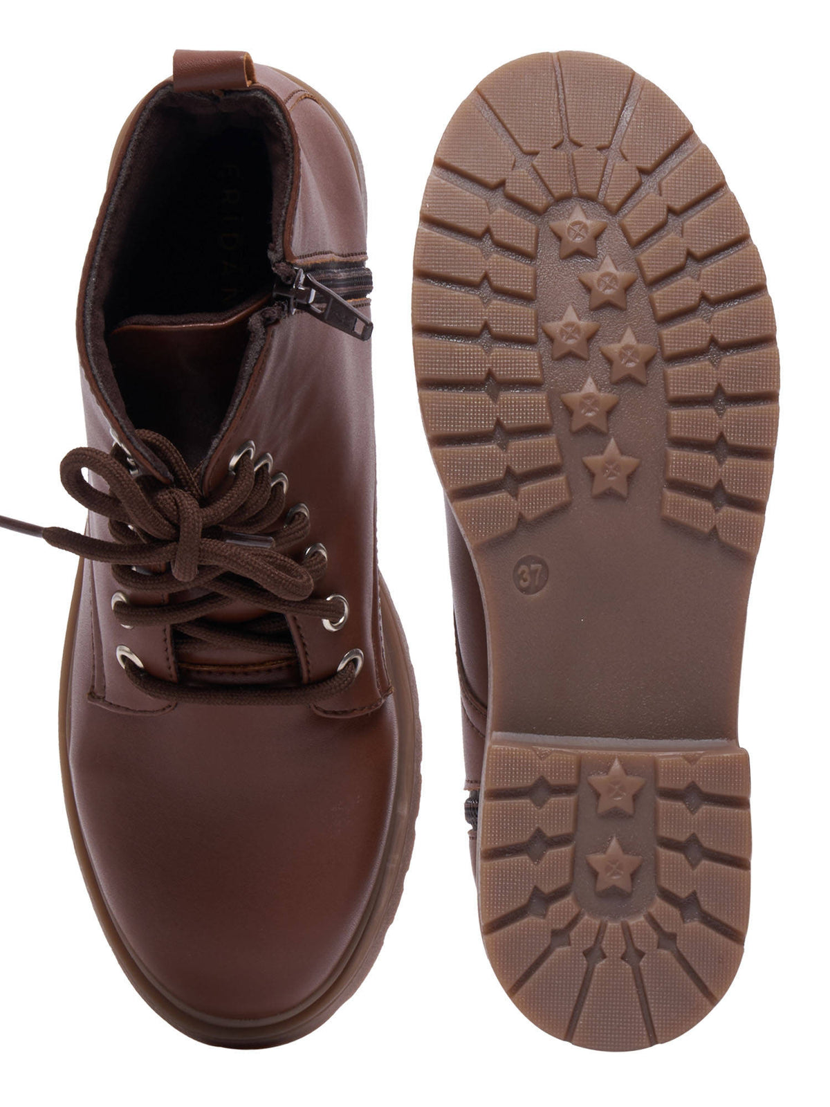 Orion Ankle Length Lace-Ups Casual Boots Brown | BT61 - view 4