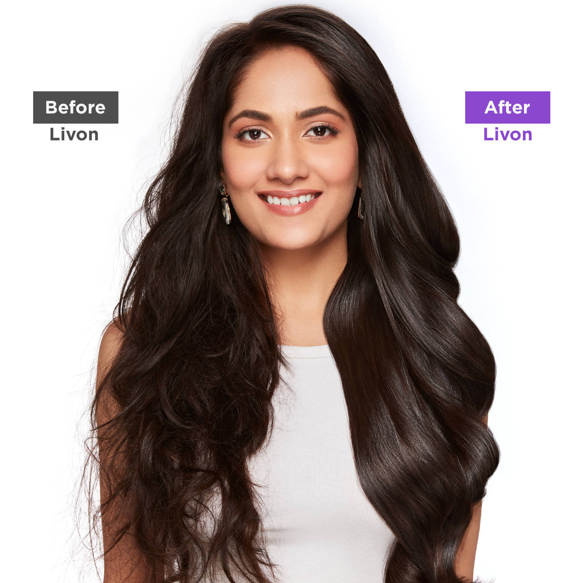 Hair Serum for Women for Dry and Rough Hair 24-Hour Frizz-Free\Smoothness | H85 - view 3