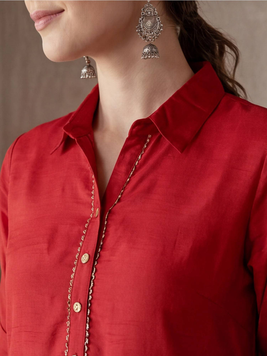 Women Yellow Woven Design Embroidered Straight Pure Cotton Kurta | U3S - view 18