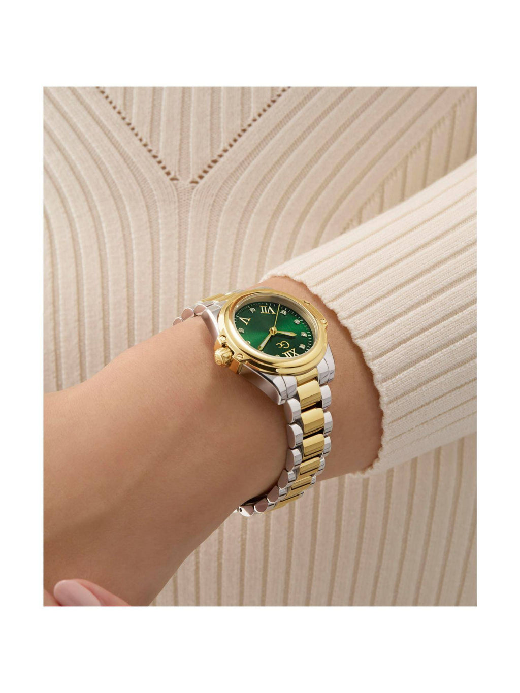 GUESS COLLECTION Bolt Lady Green Round Dial Analog Women's Watch - Z58002L9 (Medium) | W92 - view 6