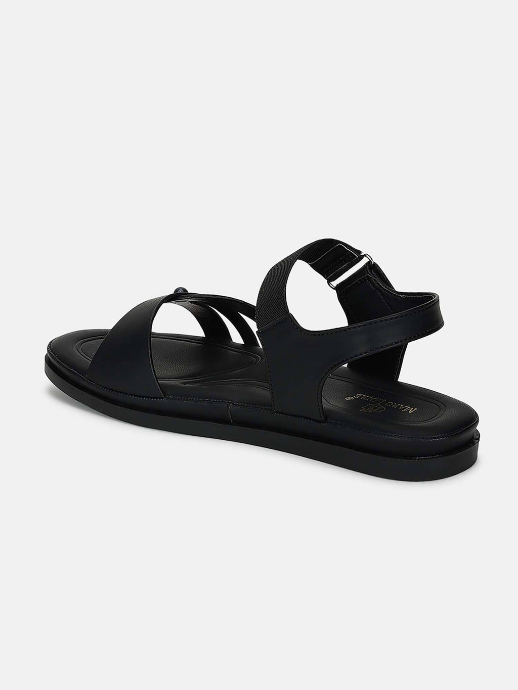 Women'S Black Velcro Sandals | SD89 - view 7