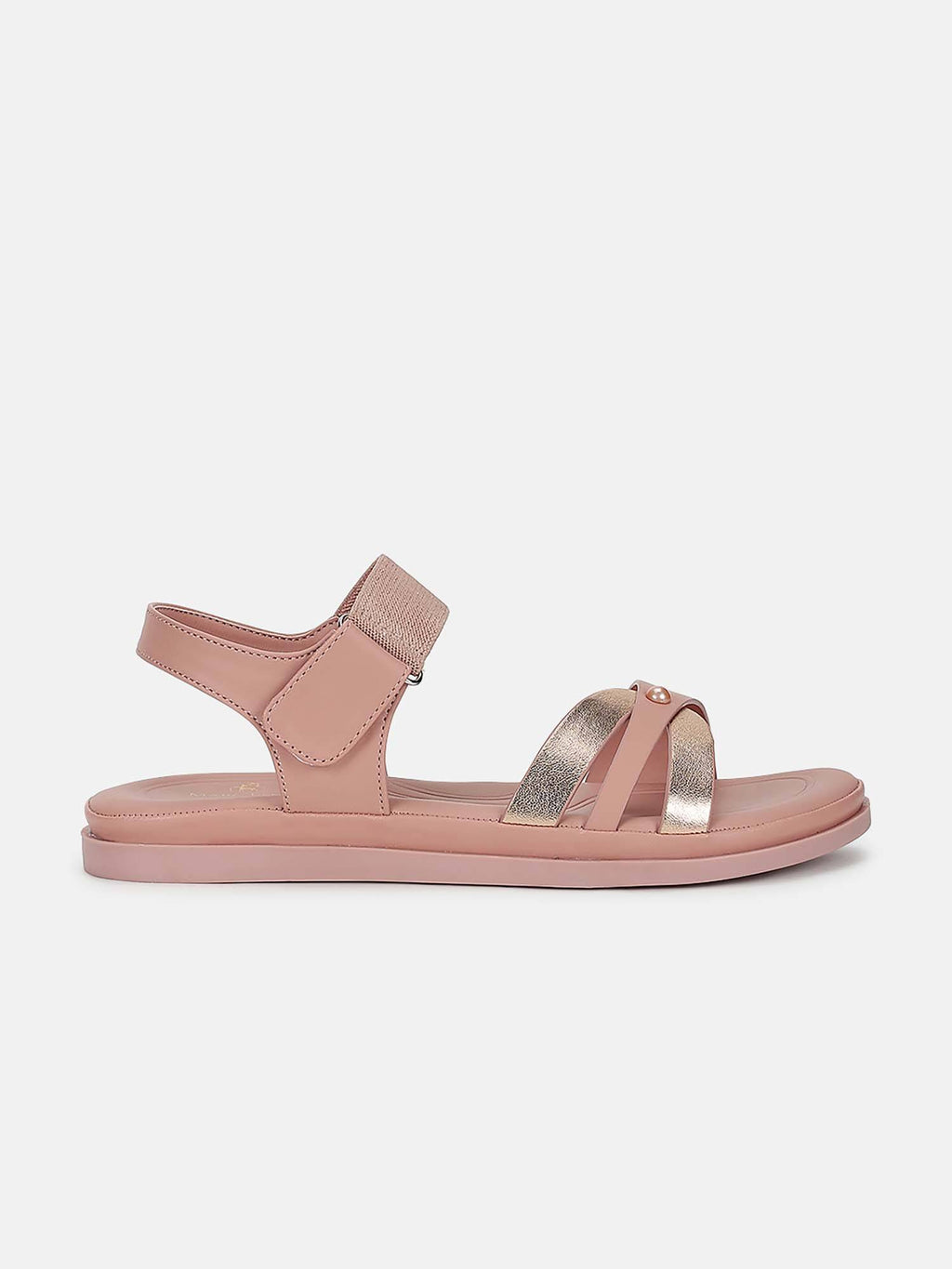 Women'S Black Velcro Sandals | SD89 - view 10