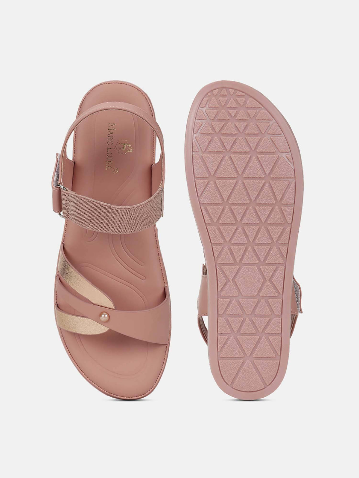 Women'S Black Velcro Sandals | SD89 - view 11