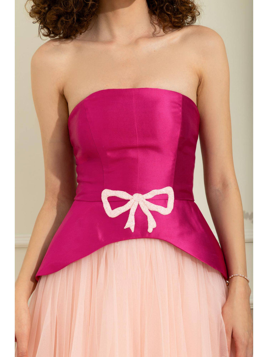 Audrey Pink Corset Top | TT90 - view 3
