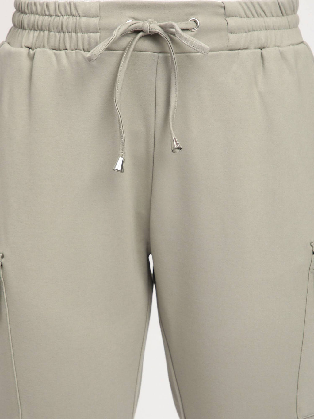 Olive Solid Relaxed Joggers | WJ89 - view 9