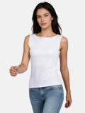 Pink Solid Regular Fit Tank Top | TT98 - view 11