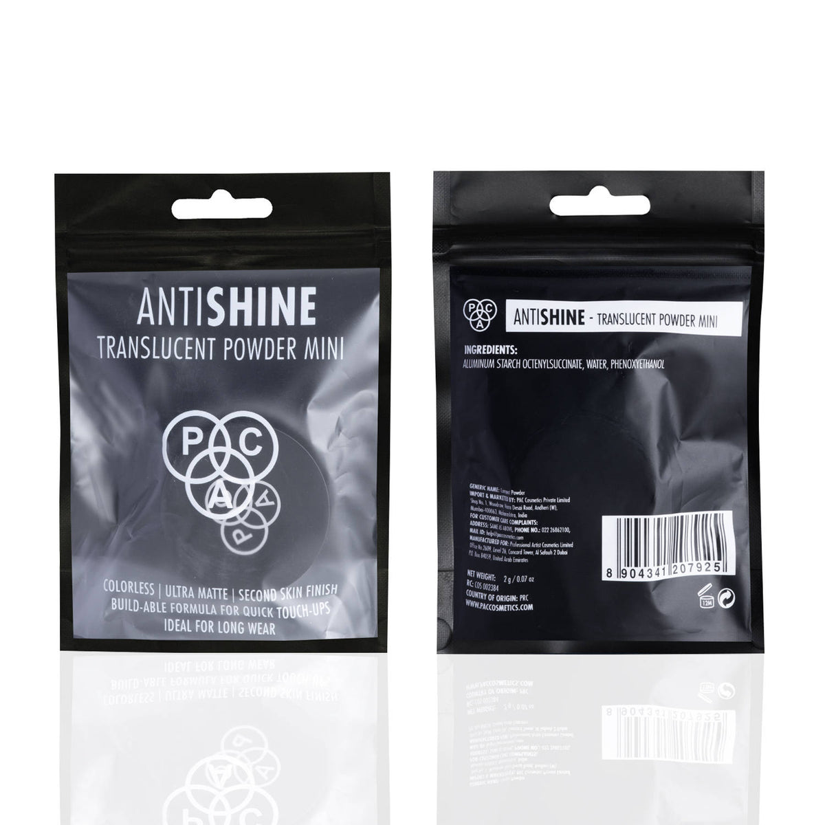 Translucent Powder Antishine Mini -Controls Shine Prevents Flashbacks Lightweight Setting Powder | F14 - view 5