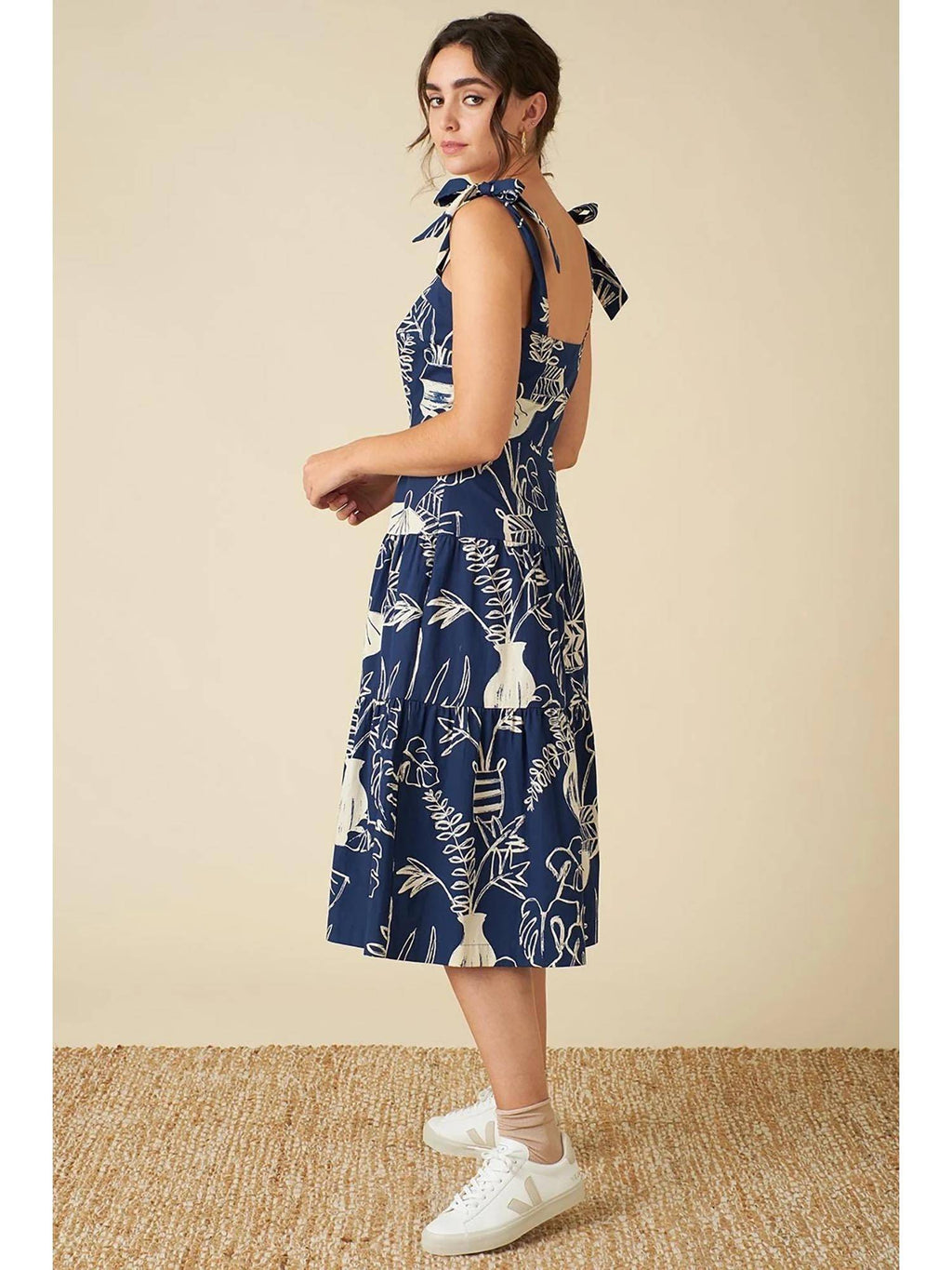 Square Neck Midi Dress | D56 - view 3