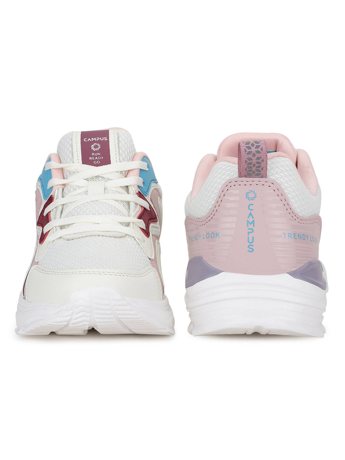 Birdie Off White Running Shoes For Women | SH9 - view 3
