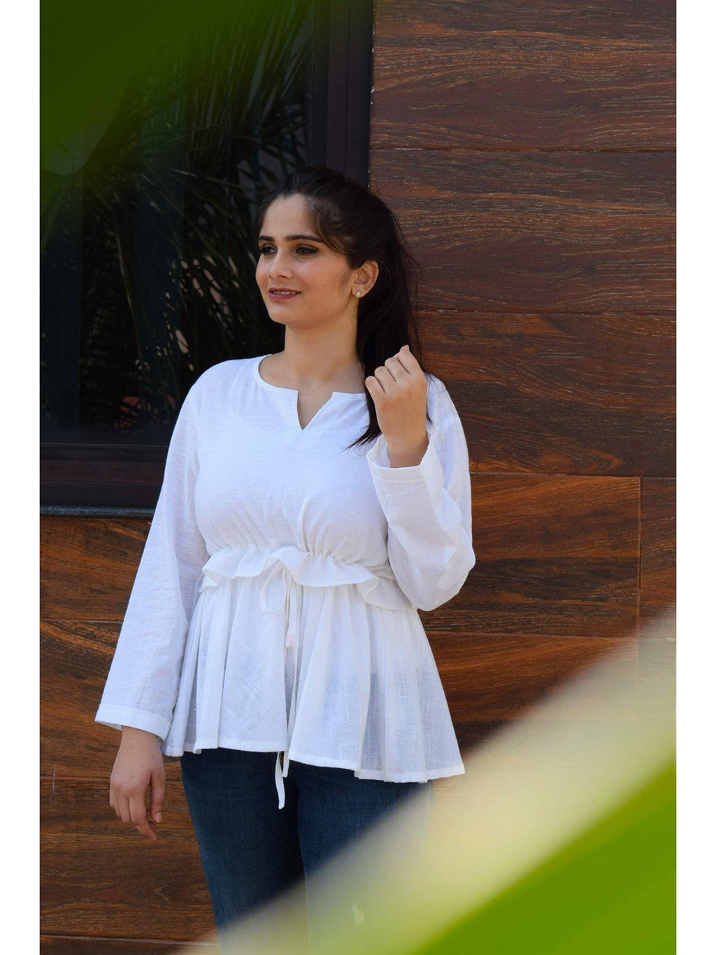 Amira Peplum Tunic | pt51 - view 2