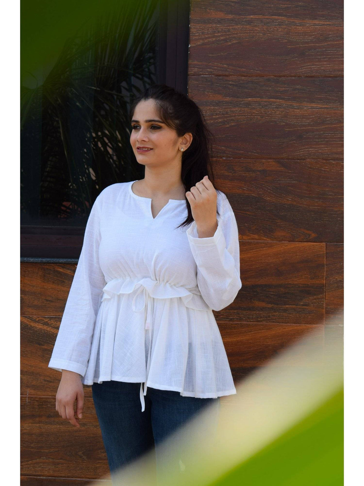 Amira Peplum Tunic | pt51 - view 2