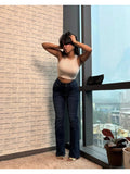 Deep Blue Flare Bootcut Jeans | BT10 - view 1