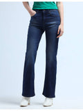 Black High Rise Regular Bootcut Stretchable Jeans | BT10 - view 8