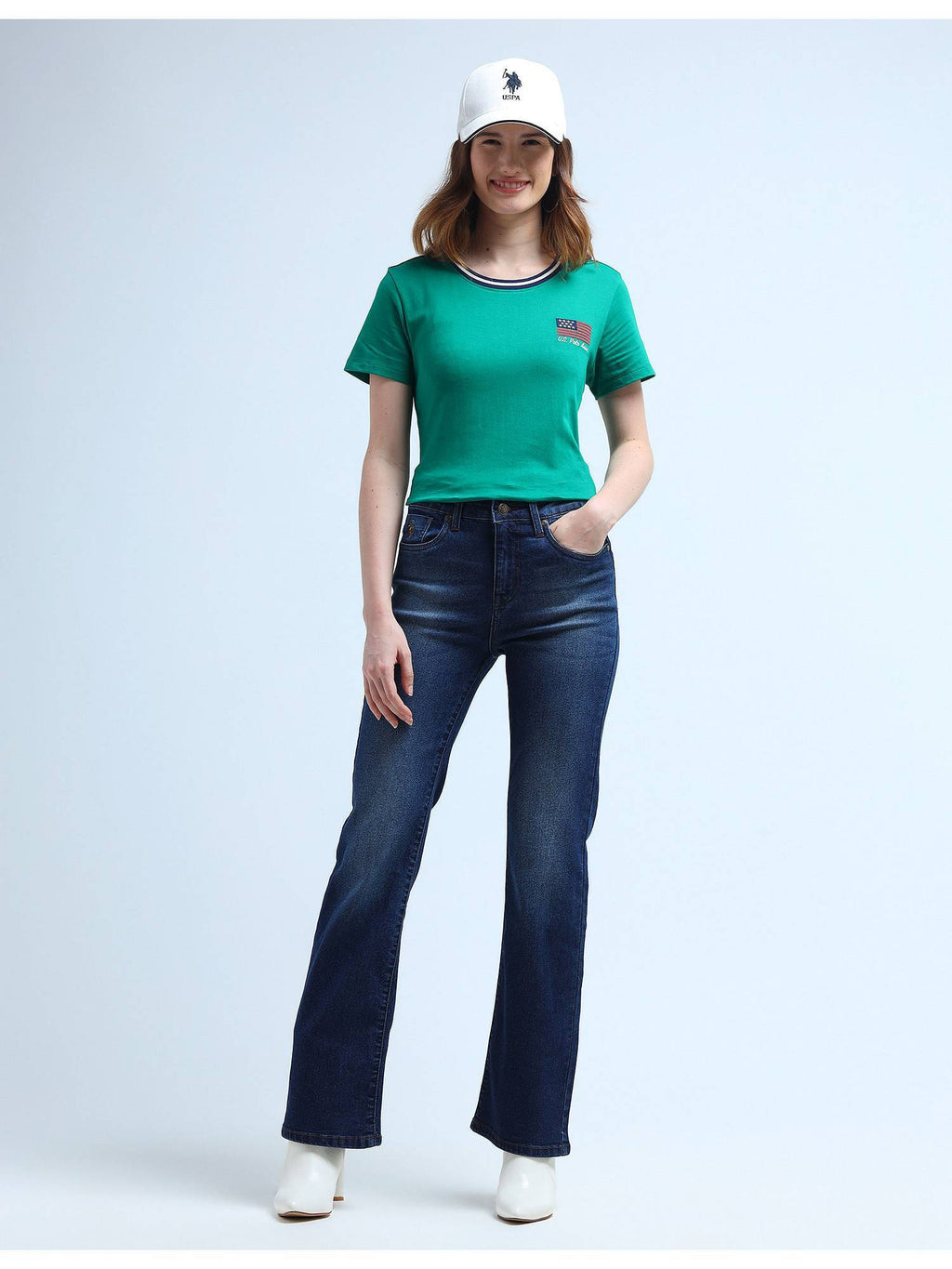 Black High Rise Regular Bootcut Stretchable Jeans | BT10 - view 10