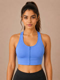 Black Padded Wire free Sports Bra for Women | sb09 - view 7