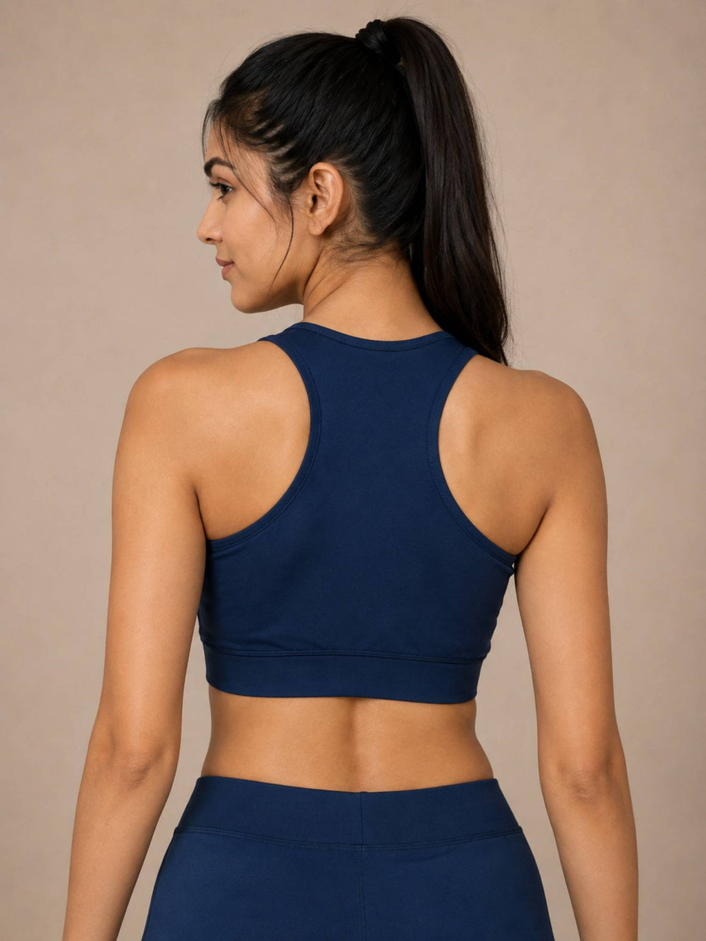 Black Padded Wire free Sports Bra for Women | sb09 - view 8