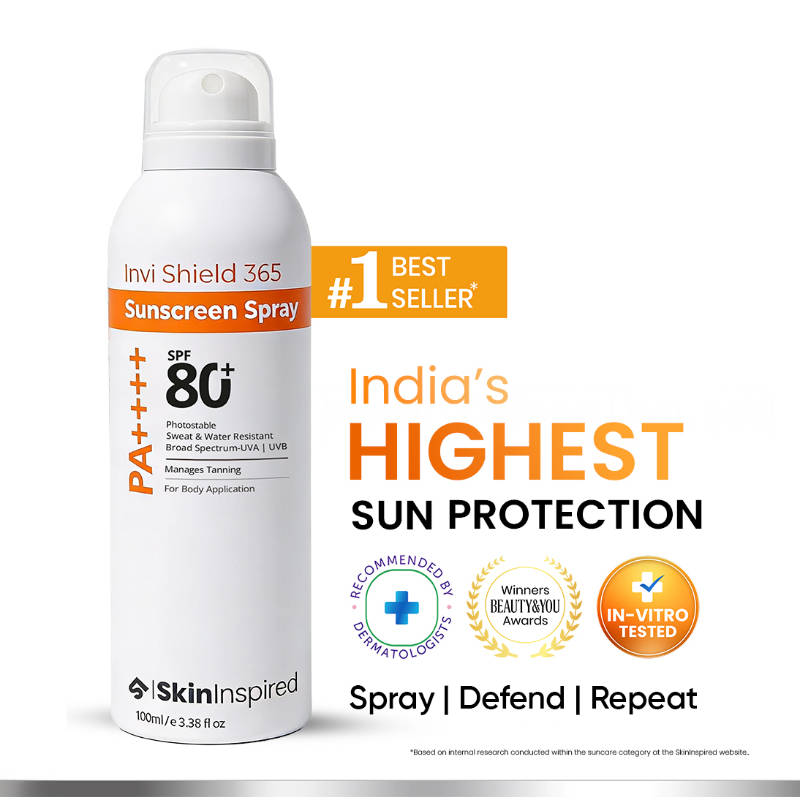 Invishield 365 Body Sunscreen Spray SPF 80+ PA++++ | B20 - view 1