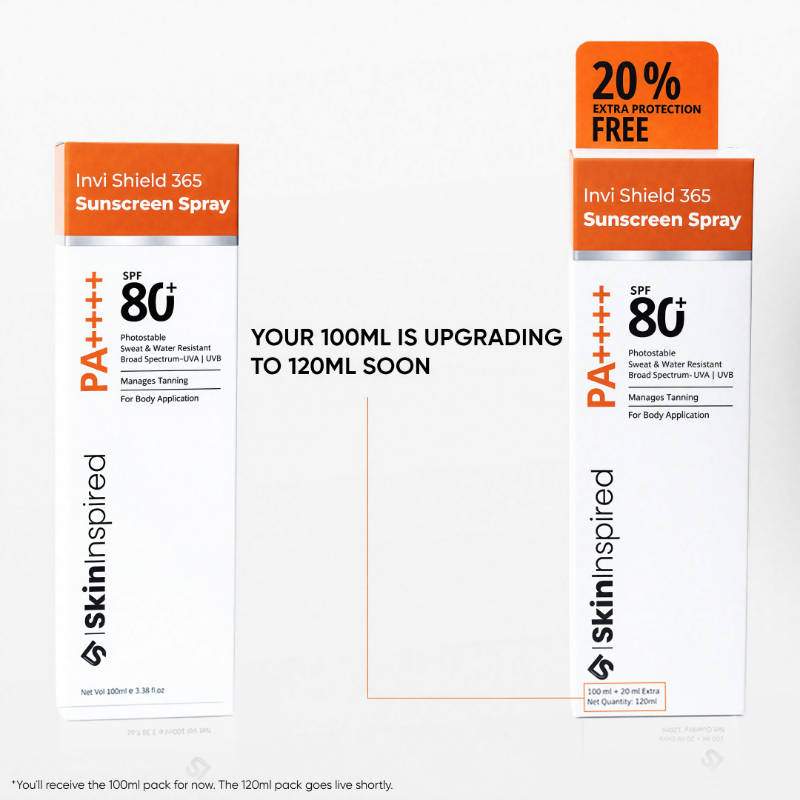 Invishield 365 Body Sunscreen Spray SPF 80+ PA++++ | B20 - view 2