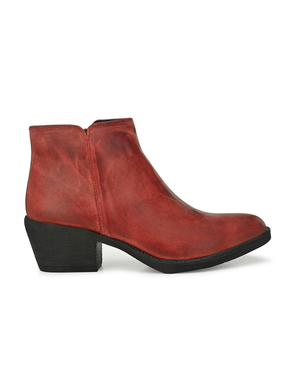 Solid Tan Leather Ankle Boot | BT61 - view 10