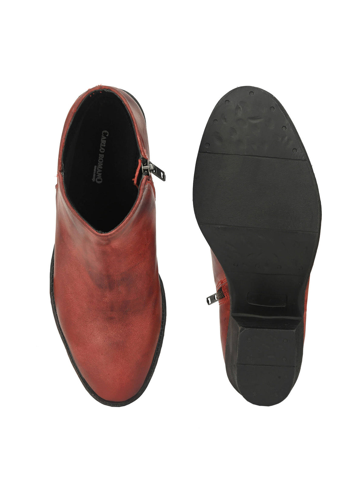 Solid Tan Leather Ankle Boot | BT61 - view 14