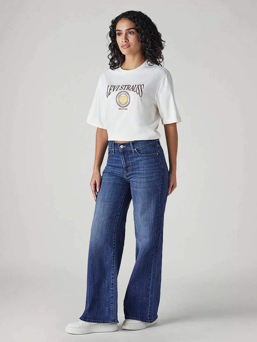 Womens Blue Solid Jeans | ST23 - view 9