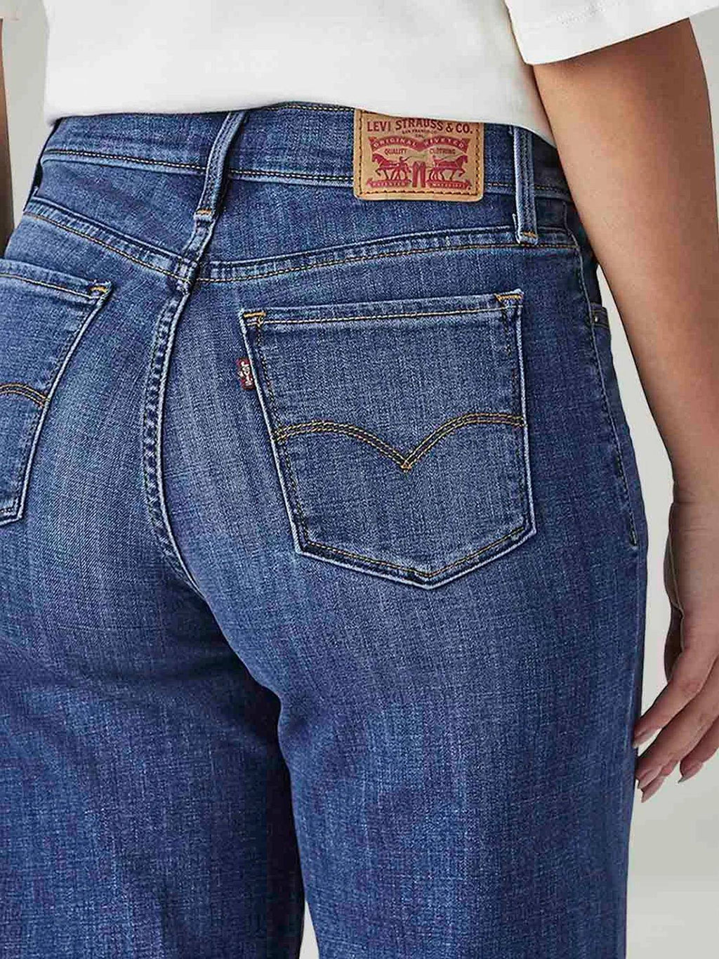 Womens Blue Solid Jeans | ST23 - view 10