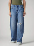 Womens Blue Solid Jeans | ST23 - view 1