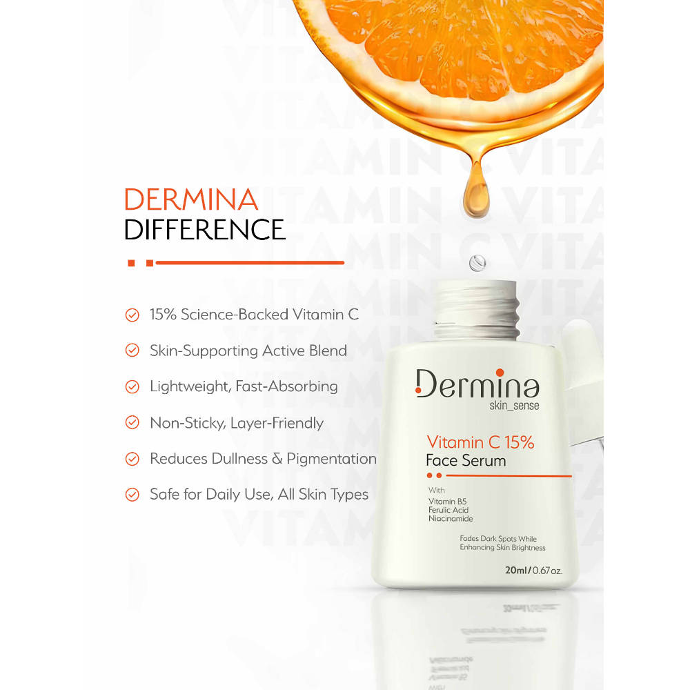 Vitamin C 15% Face Serum with Niacinamide, Vitamin B5 & Ferulic Acid | Z8 - view 4