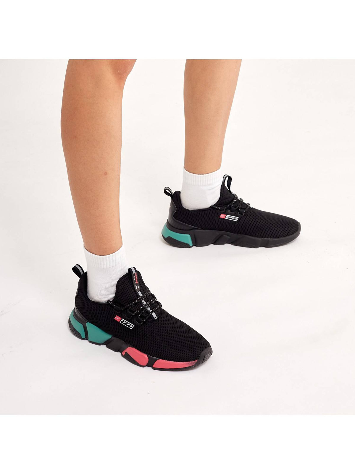 Alexa Black Running Shoes For Women | SN09 - view 3