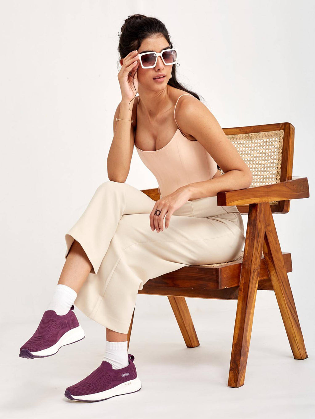 Annie Purple Womens Slip Ons | SH9 - view 2