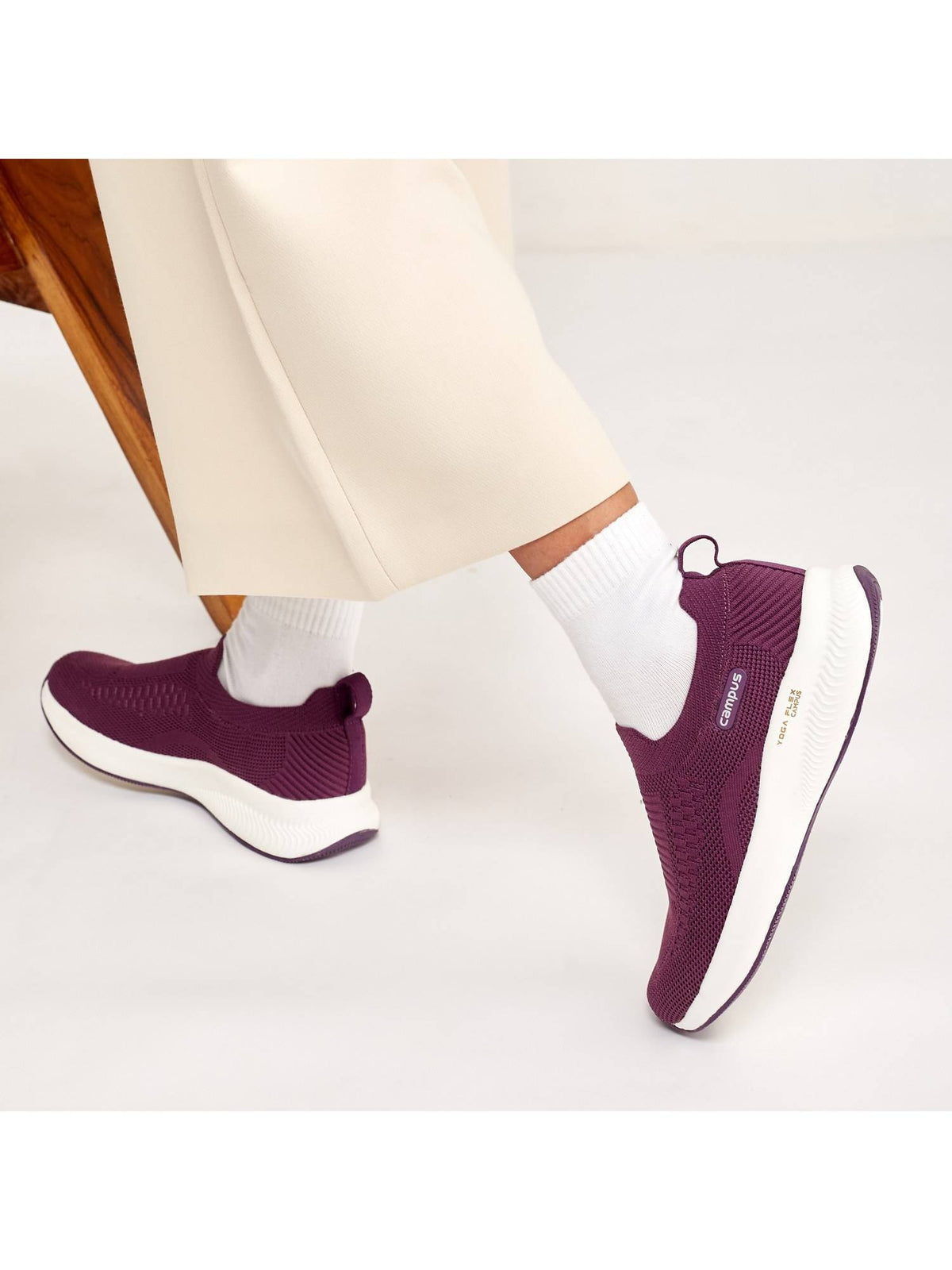 Annie Purple Womens Slip Ons | SH9 - view 3