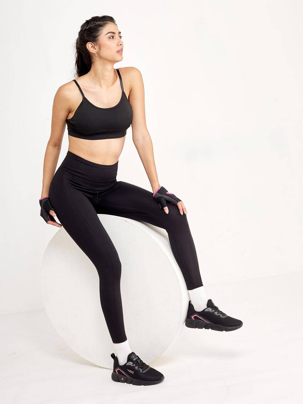 Julius Black Women Running Shoes | SH9 - view 2