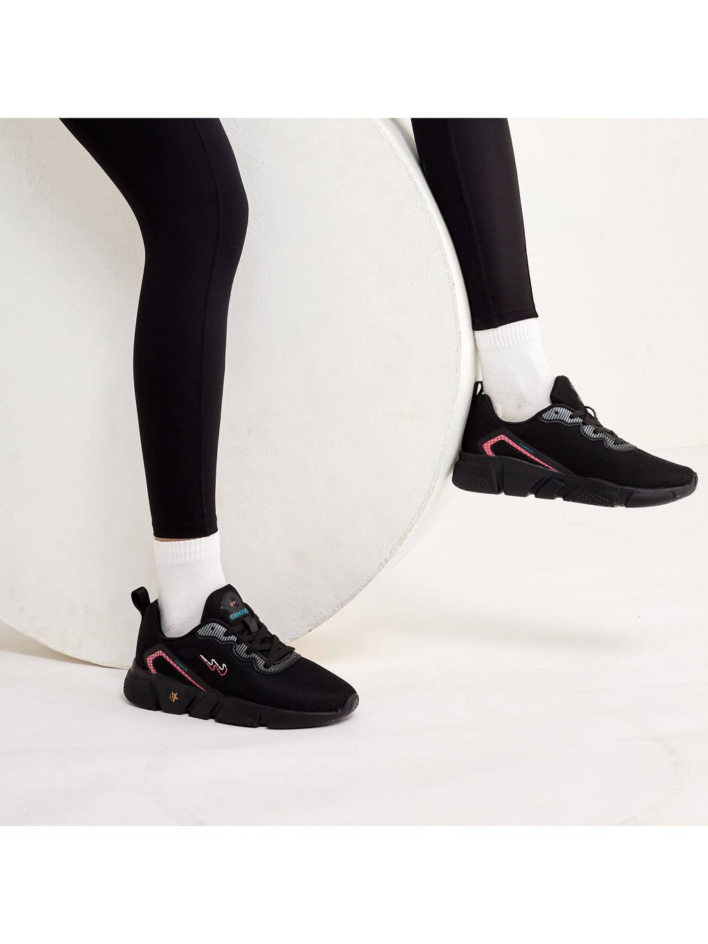 Julius Black Women Running Shoes | SH9 - view 3